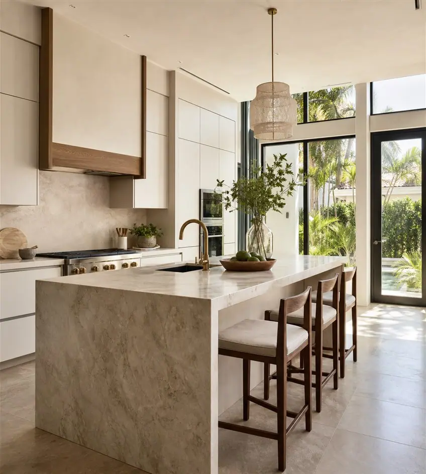 Renovated kitchen in Fort Lauderdale